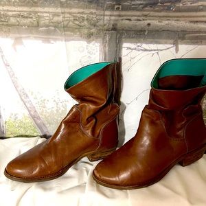 *SOLD* Lucky Brand Sheepskin Leather Boots sz8.5 Like NEW